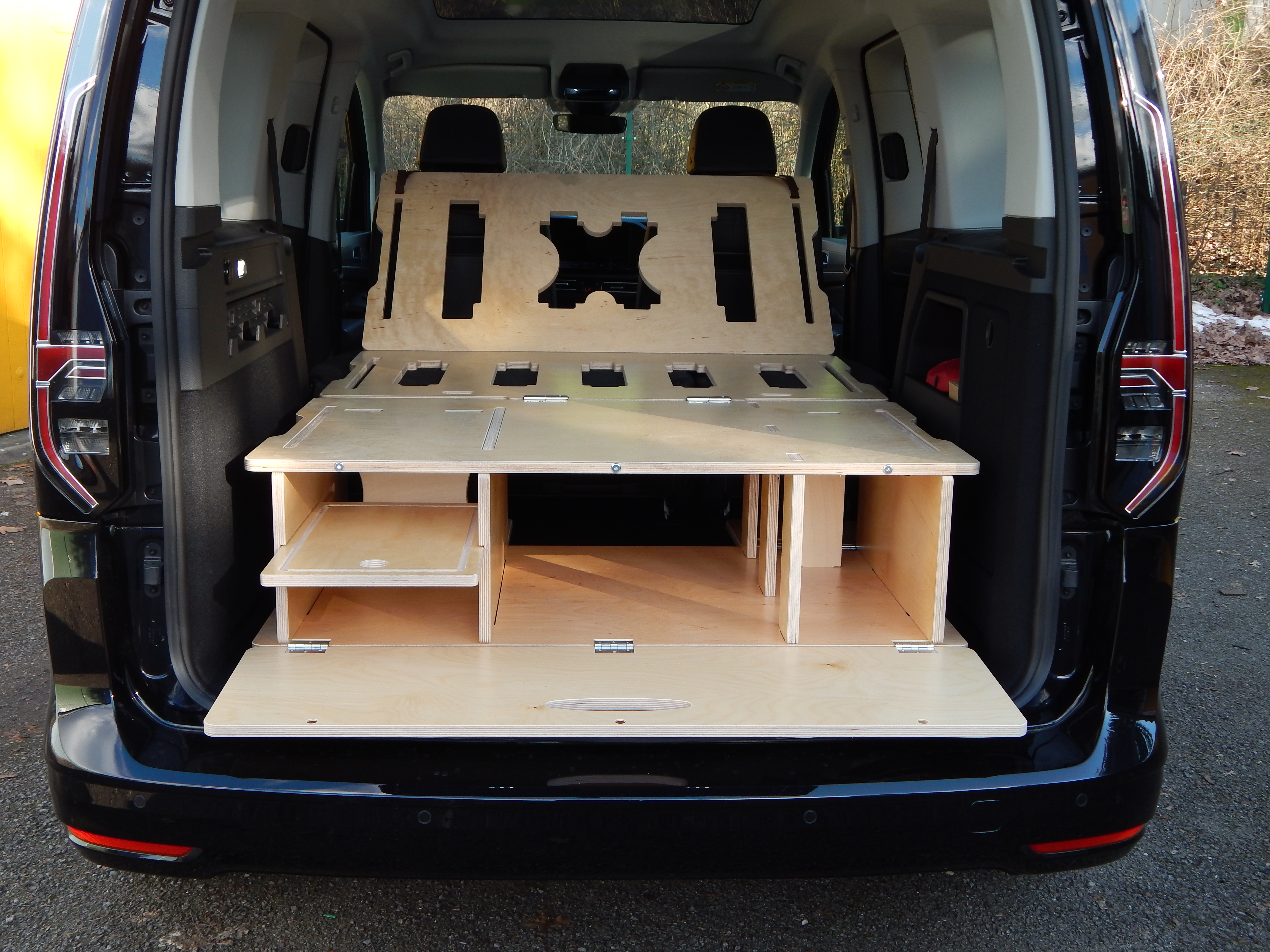 BiberBox im Einsatz in einem VW Caddy