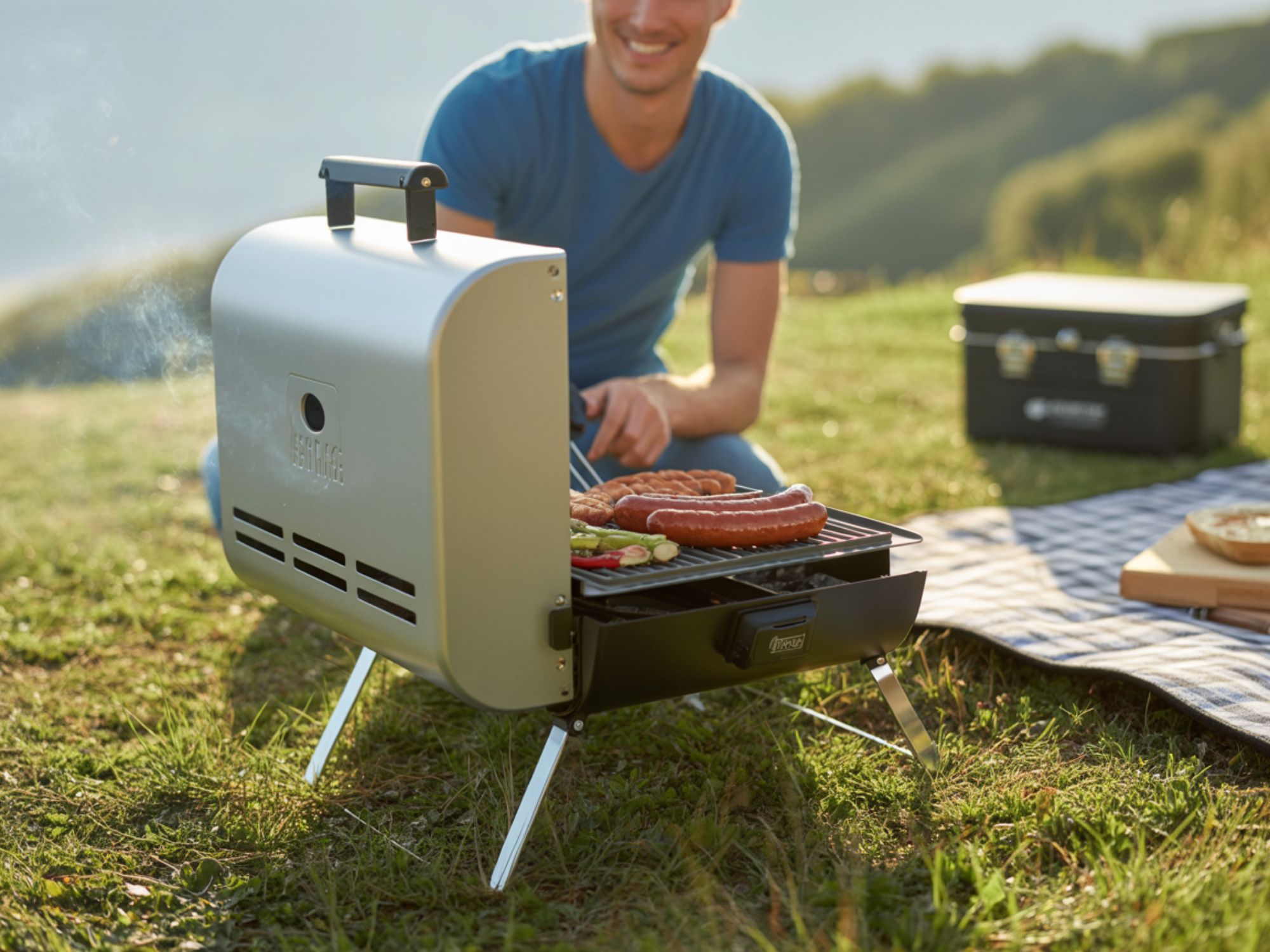 Minigrill für Campingbox