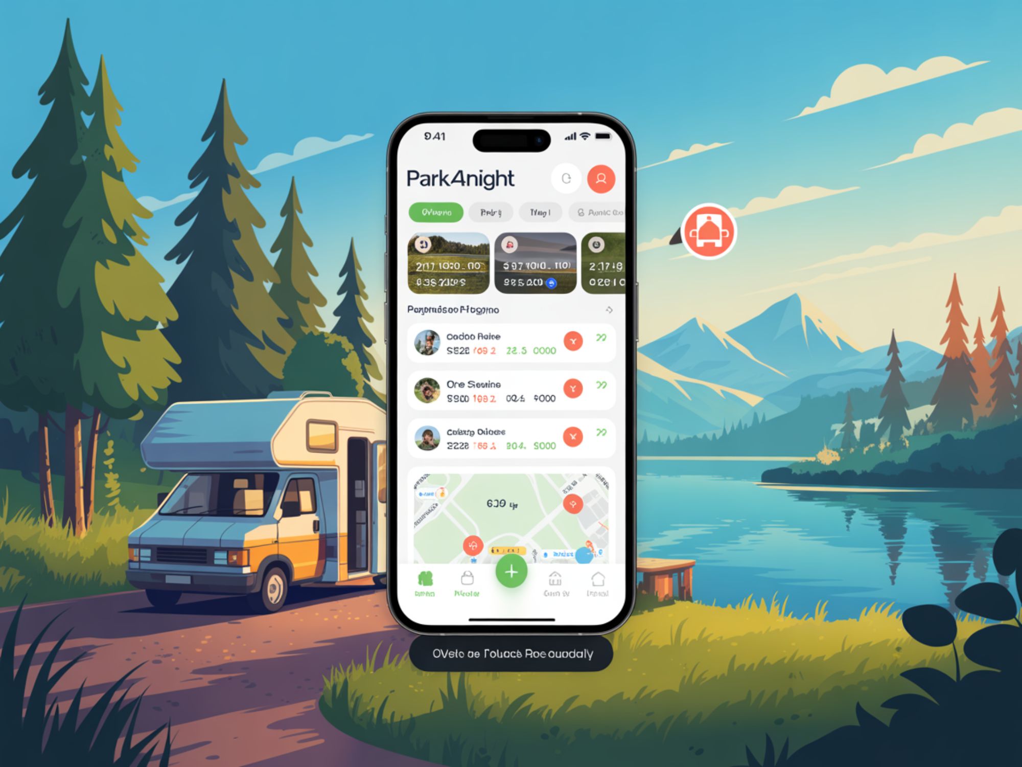 Stellplatz-App für Minicamper
